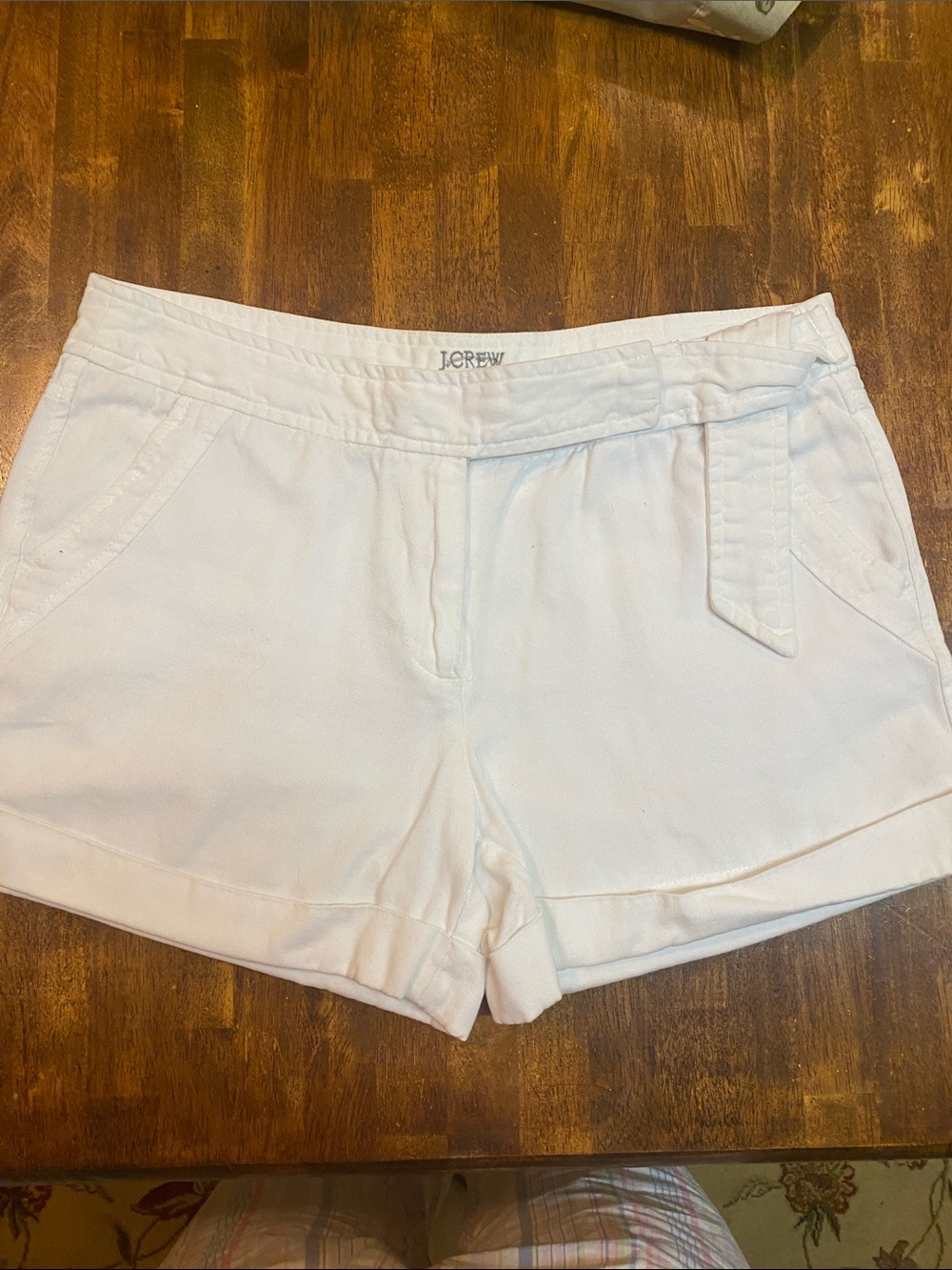 J. Crew White High Waist Women’s Shorts